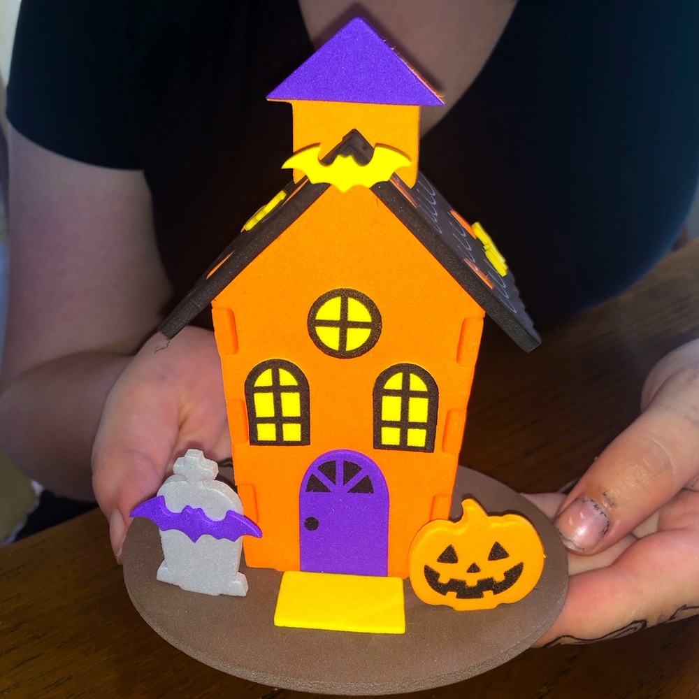 🧡 DIY MINI HALLOWEEN HOUSE CRAFT 🧡